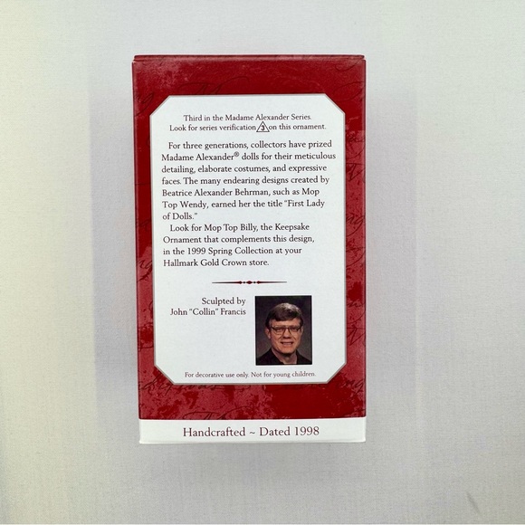 Hallmark Keepsake Ornament Madam Alexander Mop Top Wendy 1998 - Picture 3 of 8